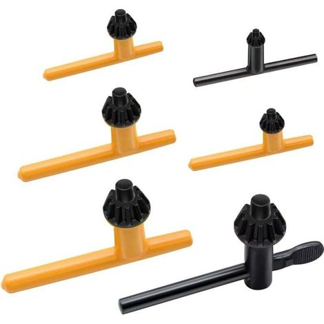 Chiave per mandrino trapano, 6 misure, per mandrino a colonna, chiave per trapano elettrico, diametro: 4 mm, 6 mm, 10 mm, 13 mm, 16 mm, 20 mm