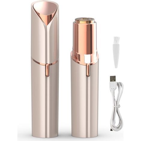 Épilateur facial pour femmes, mini tondeuse à poils, épilateur rechargeable USB, rasoir portable pour femme-AquaForge (1/5)