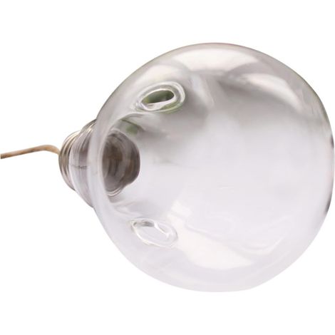 Pots de fleurs suspendus Mikikit en verre borosilicate, forme d'ampoule, avec ficelles, (1/5)