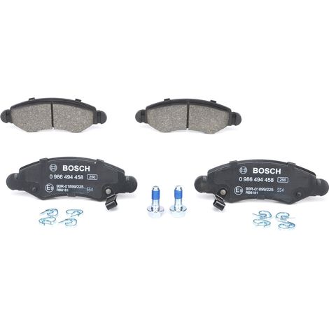 Bosch BP299 Plaquettes de frein  - avant - ECE-R90 - 1 jeu de 4 plaquettes