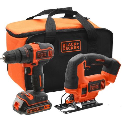 Black e Decker kit trapano e seghetto 18V