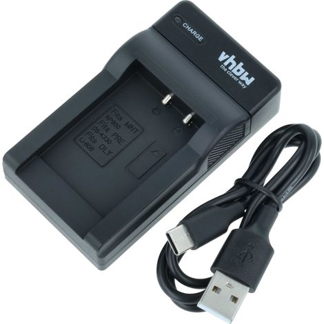 vhbw USB-C Ladegerät kompatibel mit Maginon Slimline X6, XS7, X50, X60, X4, X5 Kamera - Ladeschale + USB-C Kabel Ladeanzeige (1/5)