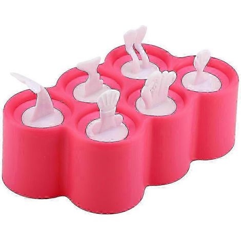 Moule à glace en silicone à 6 cavités en forme d'animaux marins mignons - Outil de cuisine pour fabriquer soi-même des glaces maison (1/5)