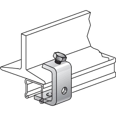 Hilti 304193 - MQT-C21-F Clip de tornillo de banco galvanizado en caliente - Paquete de 4