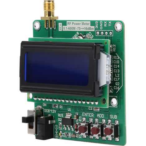 HF-Leistungsmesser, Dämpfungsset, digitale Anzeige, Signalstärkemodul 1M-8G (1/5)