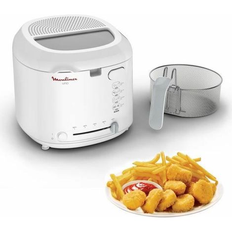 Moulinex UNO AF203110 freidora blanca capacidad 1 kg (1/5)