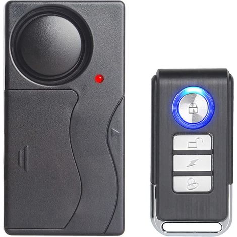 Allarme antifurto wireless, sensore di movimento regolabile ad alta sensibilità da 110 dB, sistema di sicurezza antifurto per porte, finestre, biciclette, motociclette