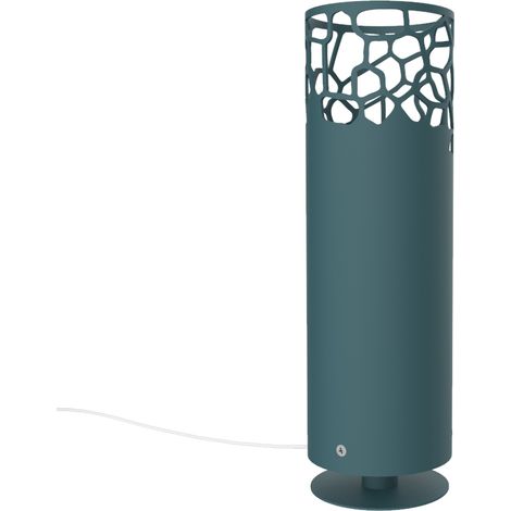 LUMICOM  ORGANIC Lampada da terra, 1X E27, max 42W, metallo, blu, H.30cm (1/2)