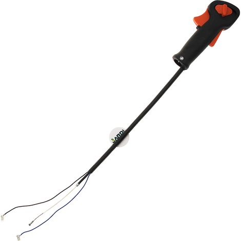 Jardiaffaires – Poignée de commande gaz complète compatible Stihl – Remplace 4140 790 1304, 4237 180 1101 – Installation facile sans modification