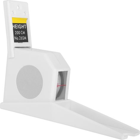 Mètre ruban rétractable de 2 mètres, outil de mesure en métal (blanc) (1/5)