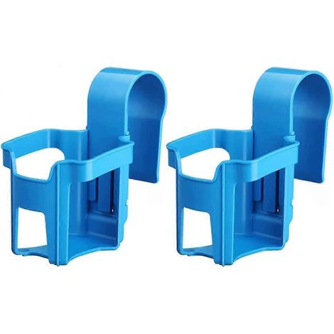 Porte-gobelet anti-déversement pour piscines hors sol, porte-gobelets pour fêtes (bleu, 1 pièce ou 2 pièces) (1/5)