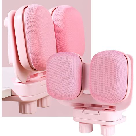 Coussin Ergonomique pour Enfants - Correcteur de Posture pour École, Améliore la Concentration et Protège le Dos, Design Respirant et Léger, Rose (1/5)