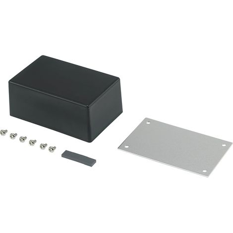 TRU COMPONENTS 98003C9 530086 Universal-Gehäuse 83.5 x 53.5 x 35 ABS, Metall Schwarz 1 St.