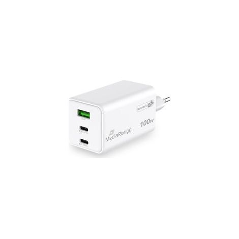 CARGADOR MEDIARANGE TRIPLE USB-A U USB-C 100W