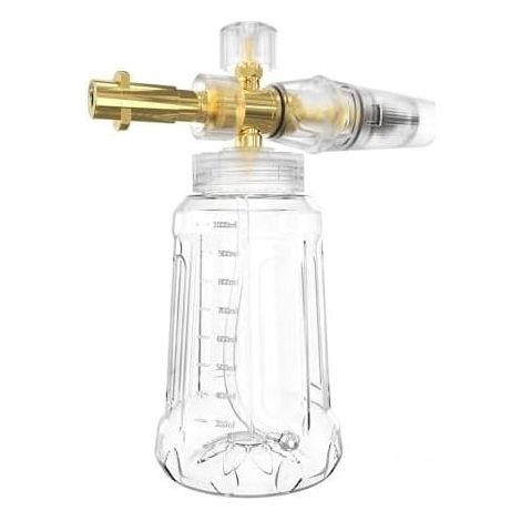 1-Liter-Schaumkanone für Hochdruckreiniger, verstellbare Schneelanze, Autowaschpistole für Kärcher K2 K3 K4 K5 K6 K7, Weiß A (1/5)