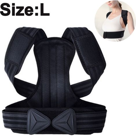 Correcteur De Posture - Soutien Pour Dos Et Épaules - Réglable Et Respirant - Pour Adulte Homme Et Femme - 1 Pièce (1/5)