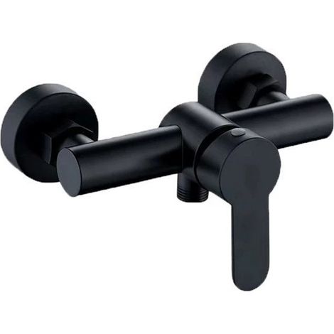 Robinet Douche - Mitigeur Thermostatique Acier Inoxydable 304 - Pour Salle De Bain - Noir - 1 Pièce (1/5)