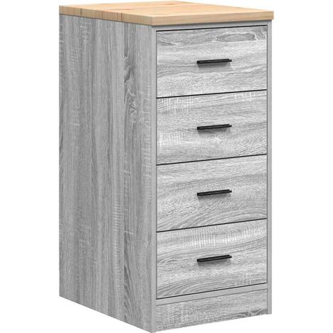Maison Exclusive - Armadietto per Garage Grigio Sonoma 40x51x85 cm