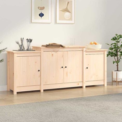 Aparador 164x37x68 cm Madera maciza de pino (1/4)