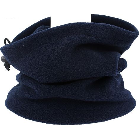 Cache-cou polaire ajustable pour femme, idéal pour l'automne et l'hiver, et bonnet de ski multifonctionnel trois en un. (1/5)