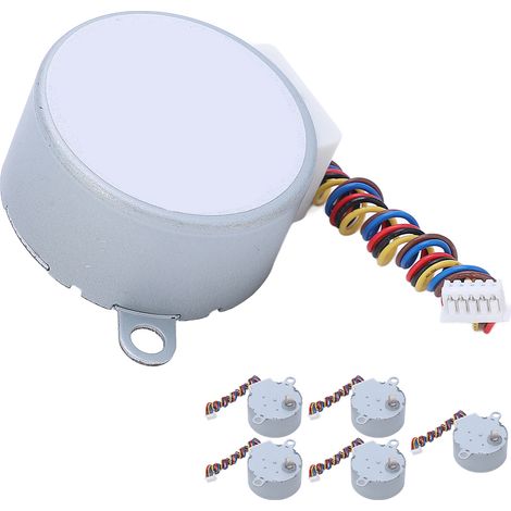 5-teiliges DC 5V Schrittmotor-Set mit Kabel, hohem Drehmoment, Kupferspule, Schrittmotor für Klimaanlagen (1/5)