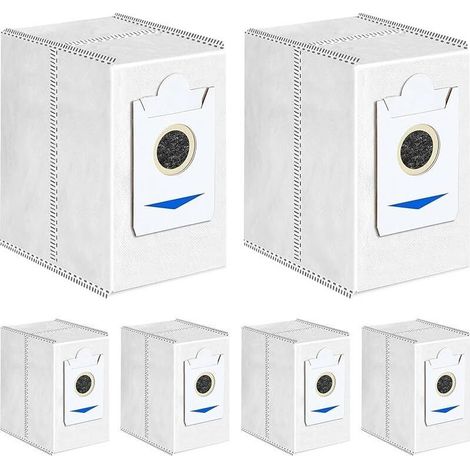 FENOPLASTICA6 Sacs pour Ecovacs DEEBOT T30 Pro Omni, T30 Omni Robot Aspirateur Accessoires, 3,4L Grande Capacité Sacs à Poussière Pièces de R (1/5)