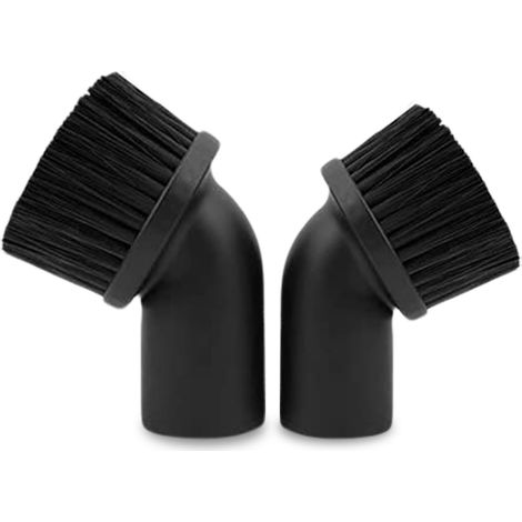 Esteopt Lot de 2 brosses à poussière, buse d'aspirateur, brosse de meuble, pour Ø 35 mm/36 mm, pour 1 aspirateur eau et 1 aspirateur à sec (1/5)