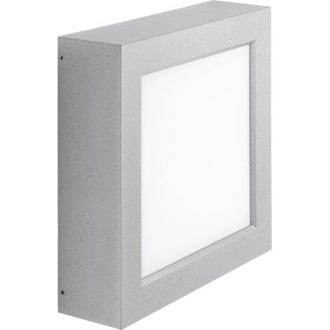 Applique BOX IP65 LED SMD AC 20W 2350lm CRI80 4000K Gris (1/3)
