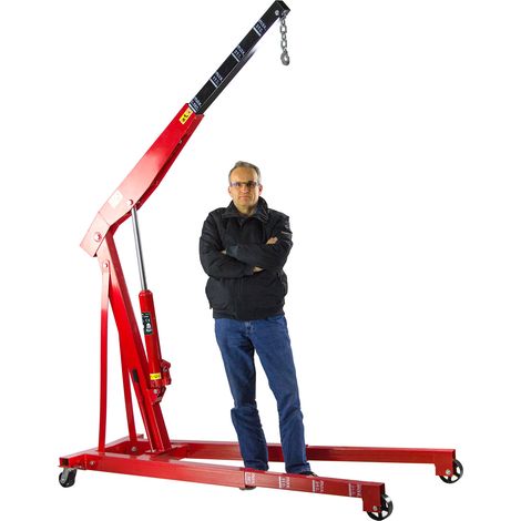 Werkstattkran Motorkran Motorheber Hebekran Getriebekran klappbar bis 3t 3000kg (1/5)