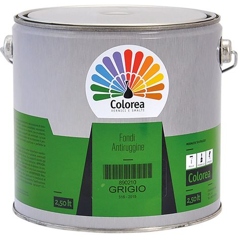 ANTIRUGGINE SINTETICA 'COLOREA' Lt. 0,5 Rosso ossido