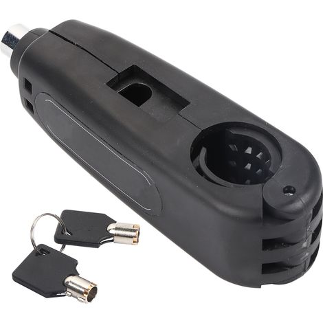 Poignée antivol pour guidon moto scooter quad dirt bike - Protection frein accélérateur Noir (1/5)