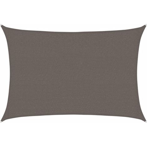 Maison Exclusive - Sonnensegel 160 g/m² Anthrazit 2,5x3,5 m HDPE