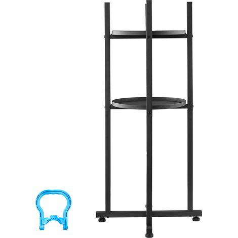 Mophorn Soporte para dispensador de agua, metálica de 2 niveles con estantes desmontables, compatible con botellas de 11 L y 19 L, almacenamiento en cocina, oficina, comedor o salón (1/5)
