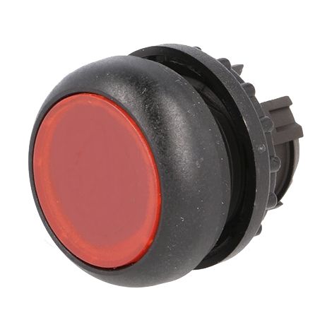 Bouton-poussoir lumineux plat rouge à rappel EATON M22S-DL-R