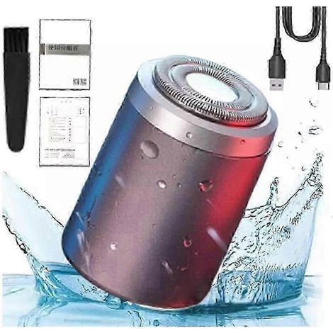Rasoir électrique Sopami Mini, mini rasoir électrique portable Sopami, rasoir électrique violet nuit (1/3)
