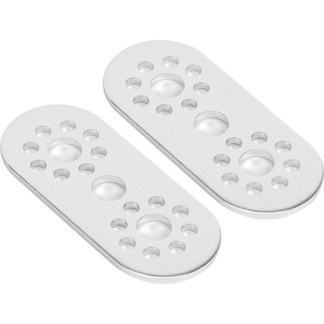 2 plaques en aluminium à 3 trous pour pièces de rechange Pitsco Tetrix Robotics (1/5)