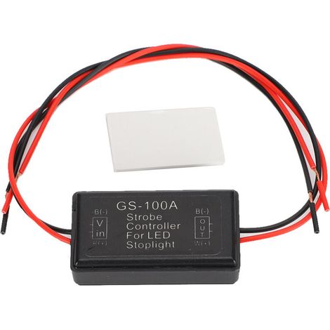 Jeffergarden Contrleur stroboscopique de Flash intelligent de voiture, pour feu arrière de frein à montage élevé LED (1/5)