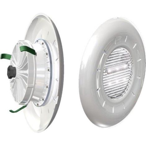 Weltico – Optique universelle LED blanche pour projecteur piscine – 1500 lumens – Étanche et robuste – Clips de fixation fournis