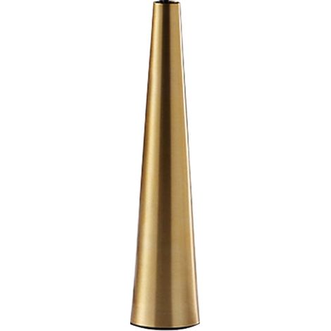 Vase - Aluminium - Forme Conique - Décoration de Table pour Mariage ou Bureau - Hauteur 26,2 cm - Lot de 1 (1/5)