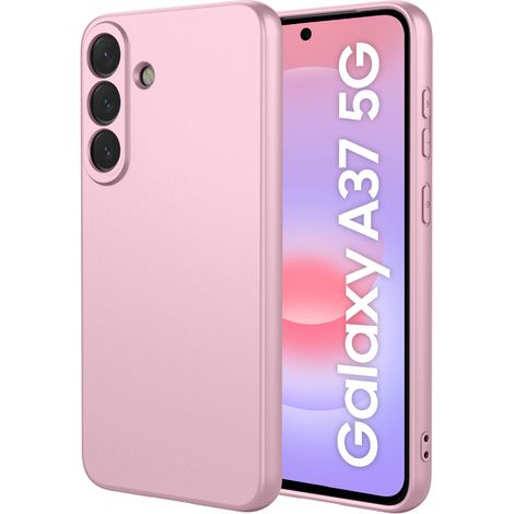 Funda para Samsung Galaxy A37 5G, silicona ligera, rosa (1/4)