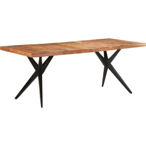 Esstisch 200x90x76 cm Akazie Massivholz