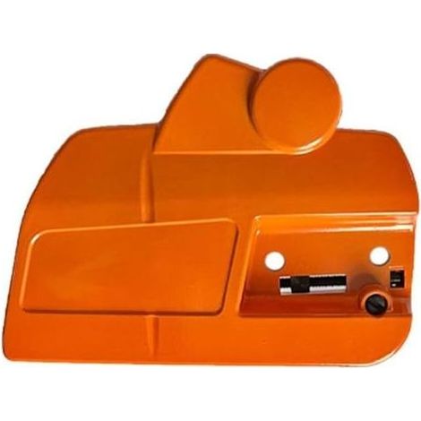 Couvercle latéral de pignon d'embrayage de Frein de chaîne, for tronçonneuse Husqvarna 460 455, remplace 537286301 Carter d'embrayage pour tronçonneuse (1/4)