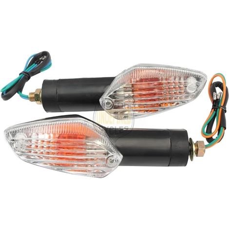 Clignotant Voyant Circulant Clignotant Arrière Moto Pour CBR250 2013-17(Blanc) (1/4)
