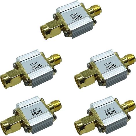 Adatto per 5 interfacce SMA, filtro 5800, specificamente progettato per sistemi di comunicazione wireless 5.8G.