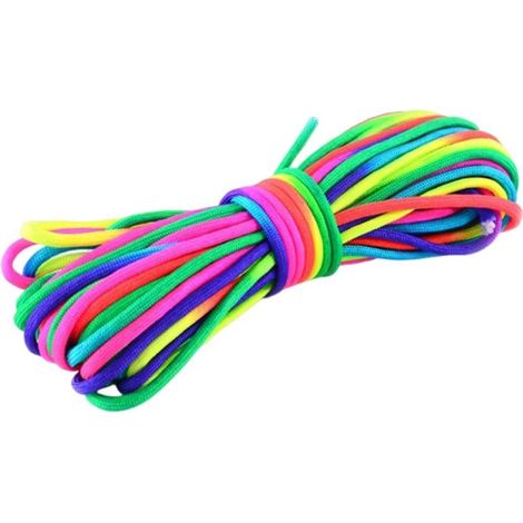 Élastique arc-en-ciel 5 m – jeu de saut enfant, intérieur & extérieur, cadeau filles et garçons (1/5)