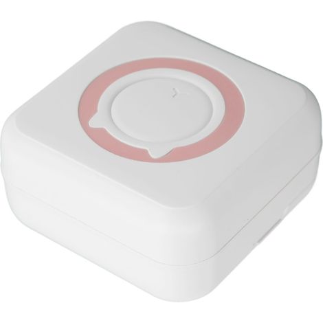 Imprimante Thermique Portable Bluetooth Mini pour Étiquettes Photos et Listes - Rose (1/5)