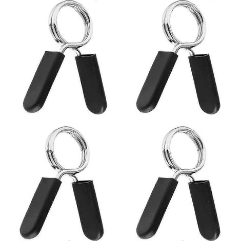 Lot de 4 verrous à ressort de 30 mm pour haltères - cadeau pour heilwiy (1/5)