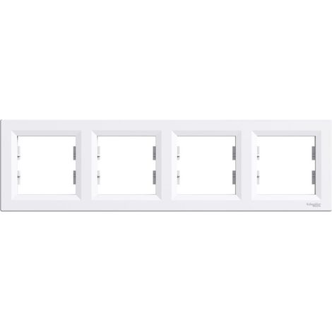 SCHNEIDER ELECTRIC EPH5800421 CADRE 4 ÉLÉMENTS, BLANC