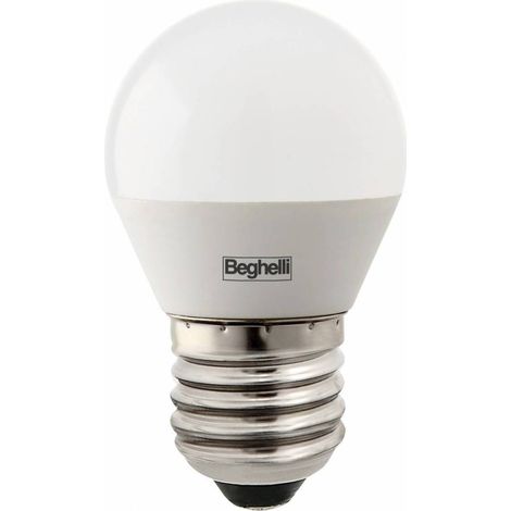Lampada 10pz beghelli led 56821 sfera e27 w5 fredda 6500k lampadina - Salone