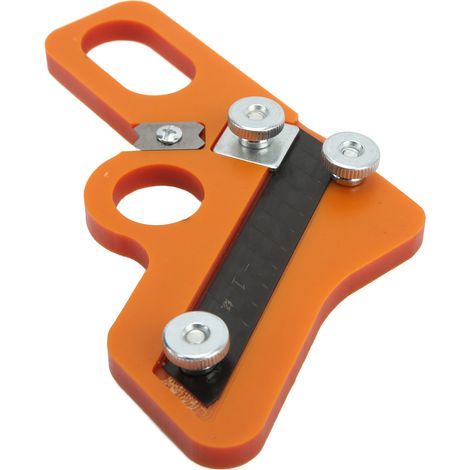 Ruban de chant lame coupe arc menuiserie couteau rabot manuel chanfrein congé grattoir ébavurage outil 8mm 2 usages (1/5)
